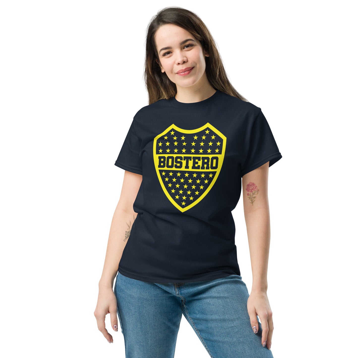 Club Atlético Boca Juniors. CABJ. Algodón 100%. Corte Unisex. Negra o azul. CAM1217.