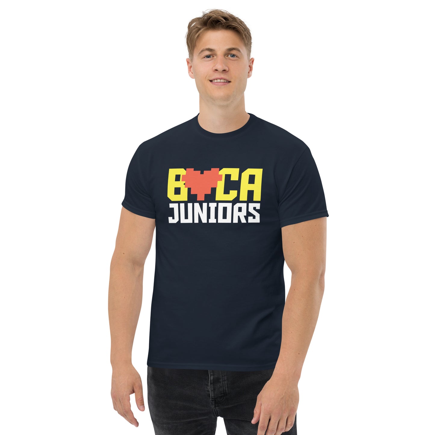 Club Atlético Boca Juniors. CABJ. Algodón 100%. Corte Unisex. Negra o Azul. CAM1218.