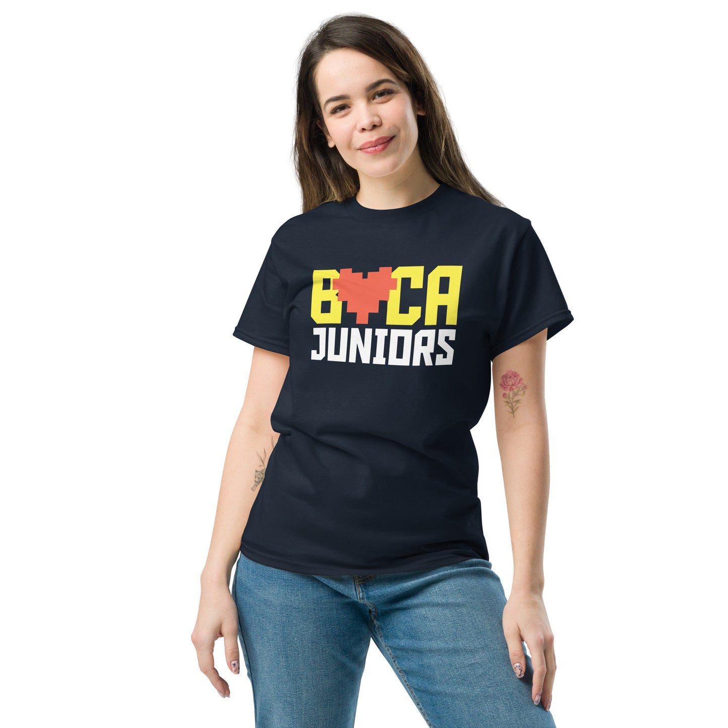 Club Atlético Boca Juniors. CABJ. Algodón 100%. Corte Unisex. Negra o Azul. CAM1218.