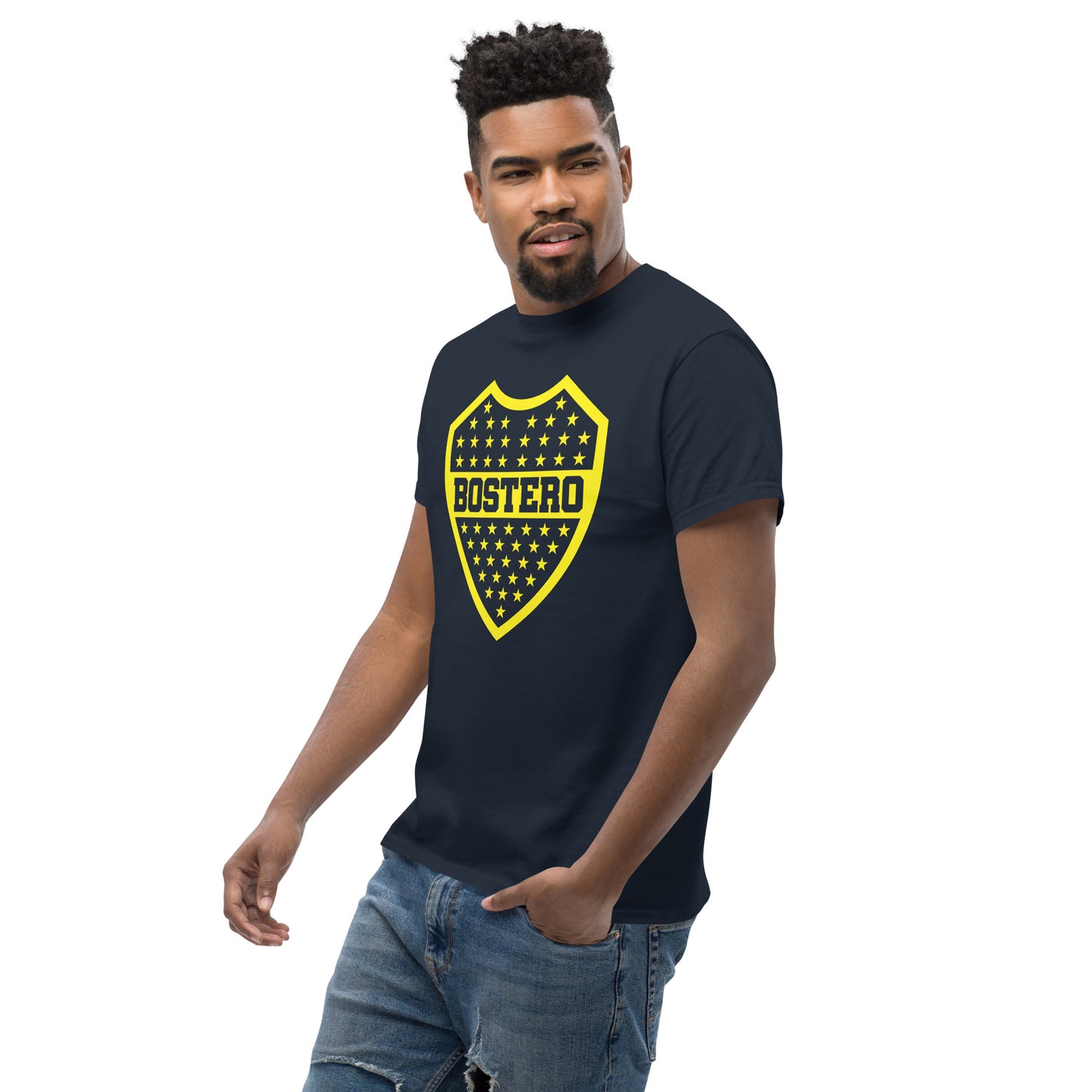 Club Atlético Boca Juniors. CABJ. Algodón 100%. Corte Unisex. Negra o azul. CAM1217.