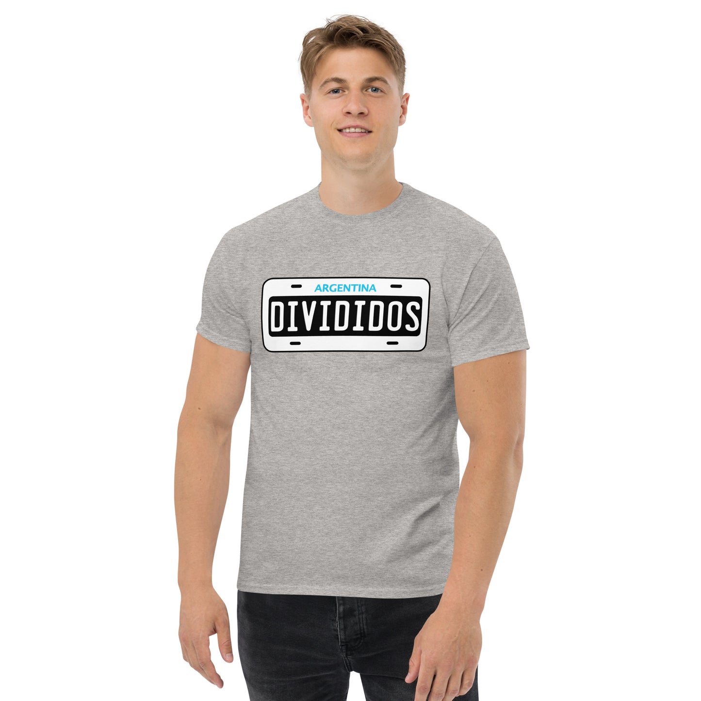 Divididos. Camiseta de Algodón 100% peinado. Corte Unisex. Opción 2. CAM3115.