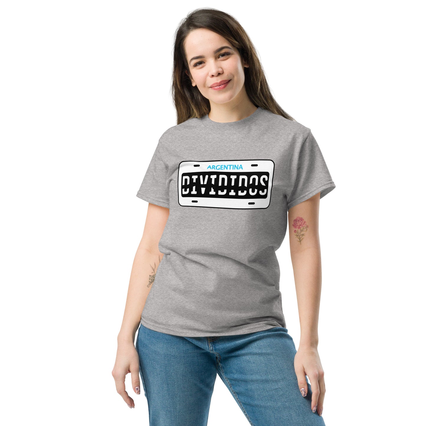 Divididos. Camiseta de Algodón 100% peinado. Corte Unisex. Opción 3. CAM3115.