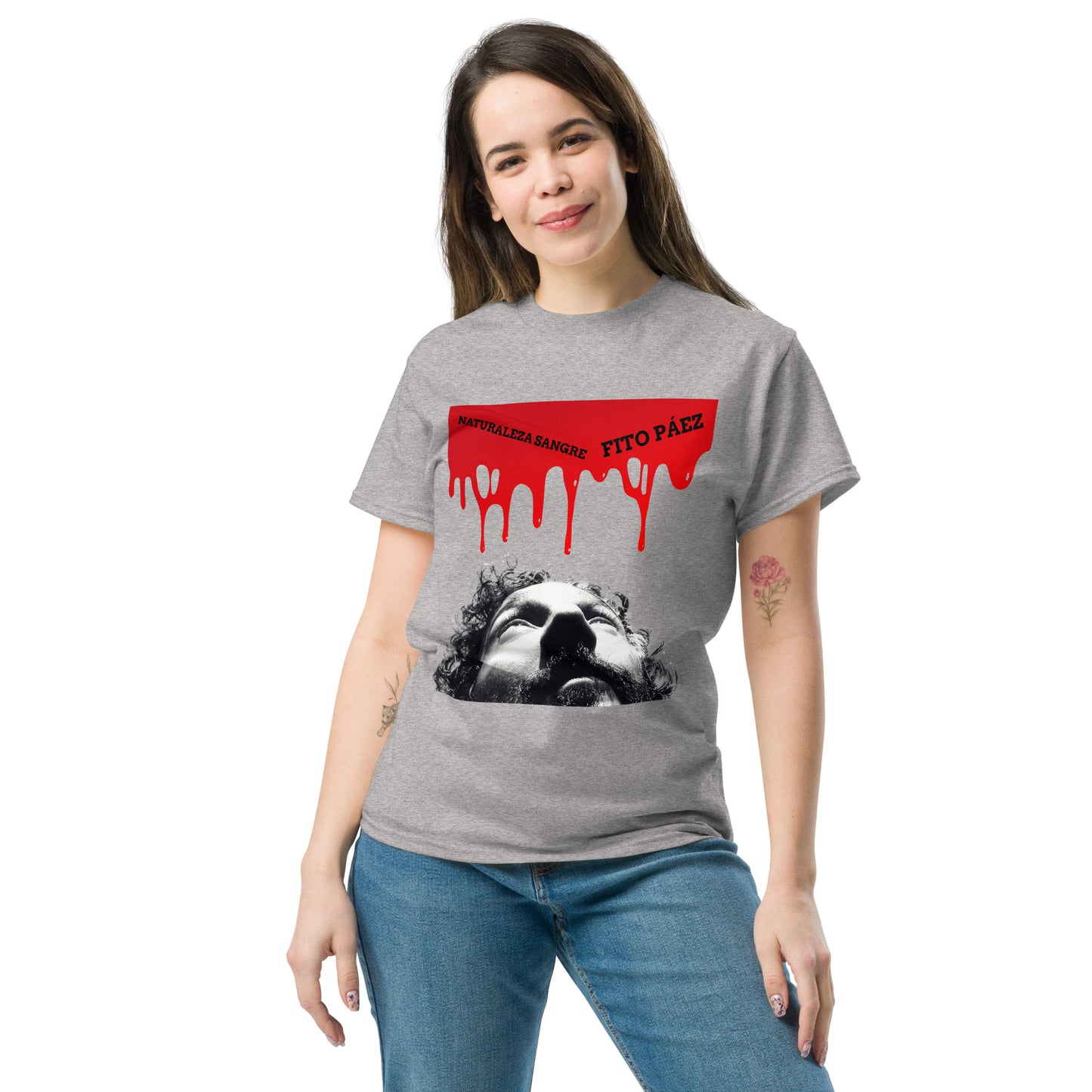 Fito Paez. Naturalez Sangre. Algodón 100%. Corte Unisex. CAM2811.