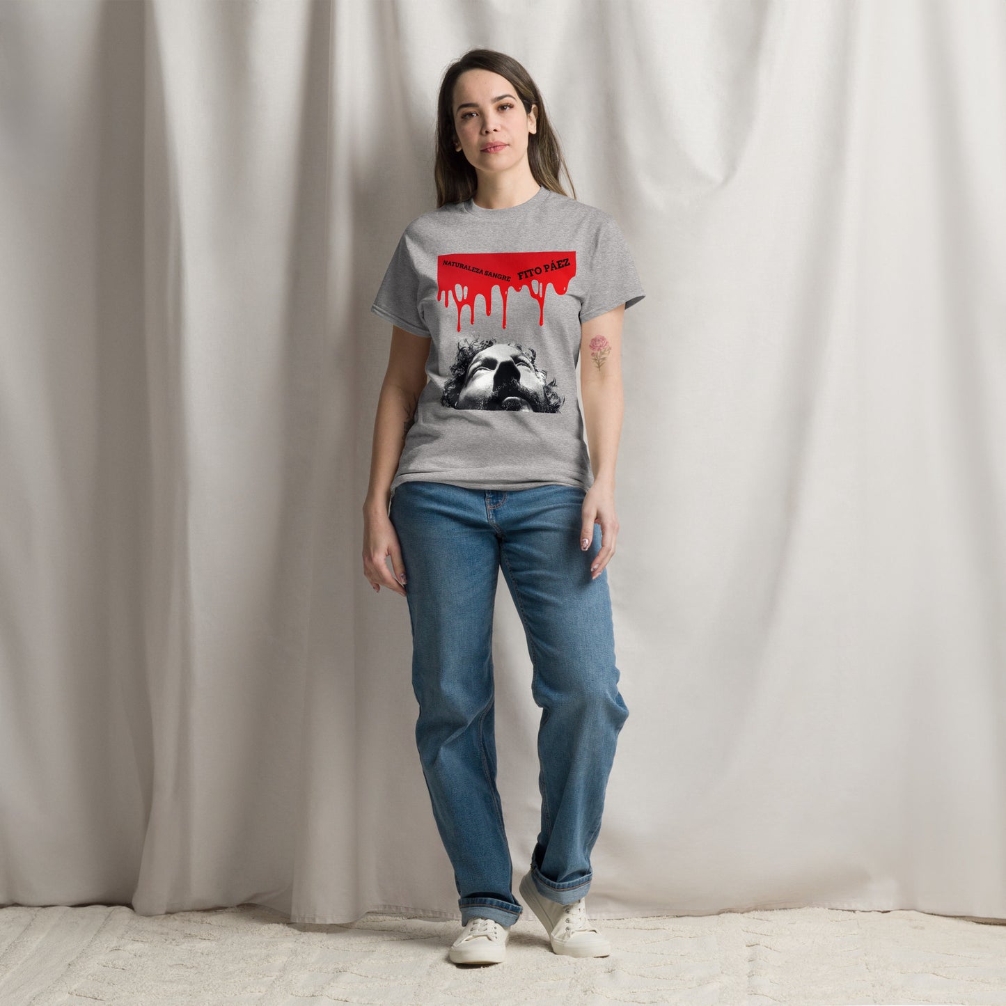 Fito Paez. Naturalez Sangre. Algodón 100%. Corte Unisex. CAM2811.
