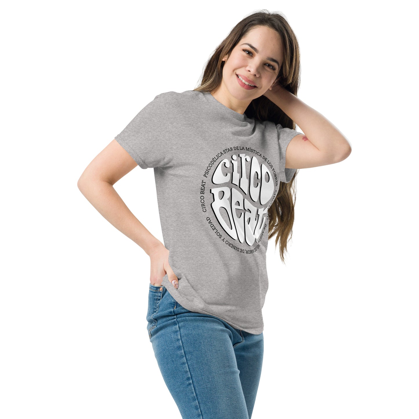 Fito Paez. Circo Beat. Algodón 100%. Corte Unisex. Gris. CAM2812.