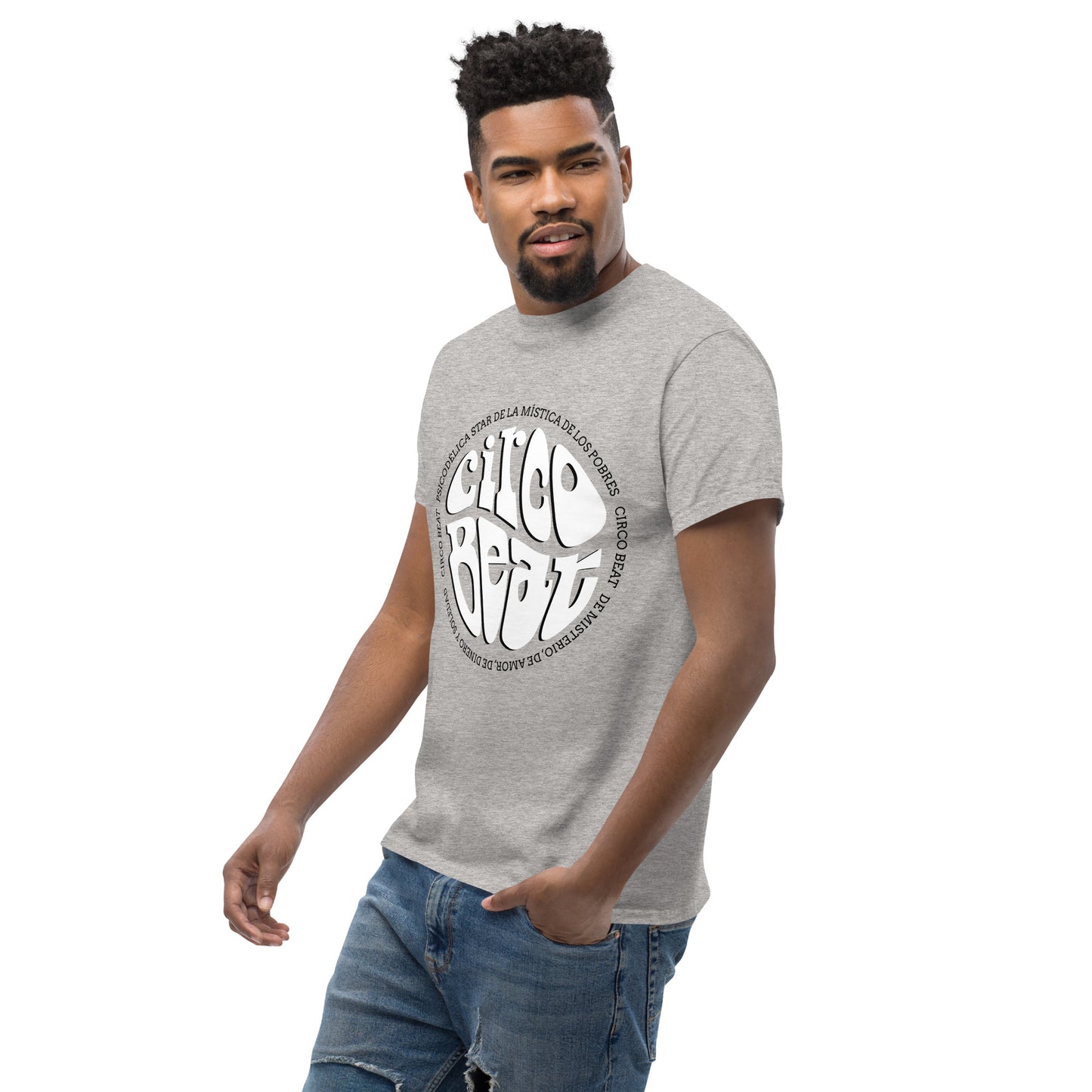 Fito Paez. Circo Beat. Algodón 100%. Corte Unisex. Gris. CAM2812.