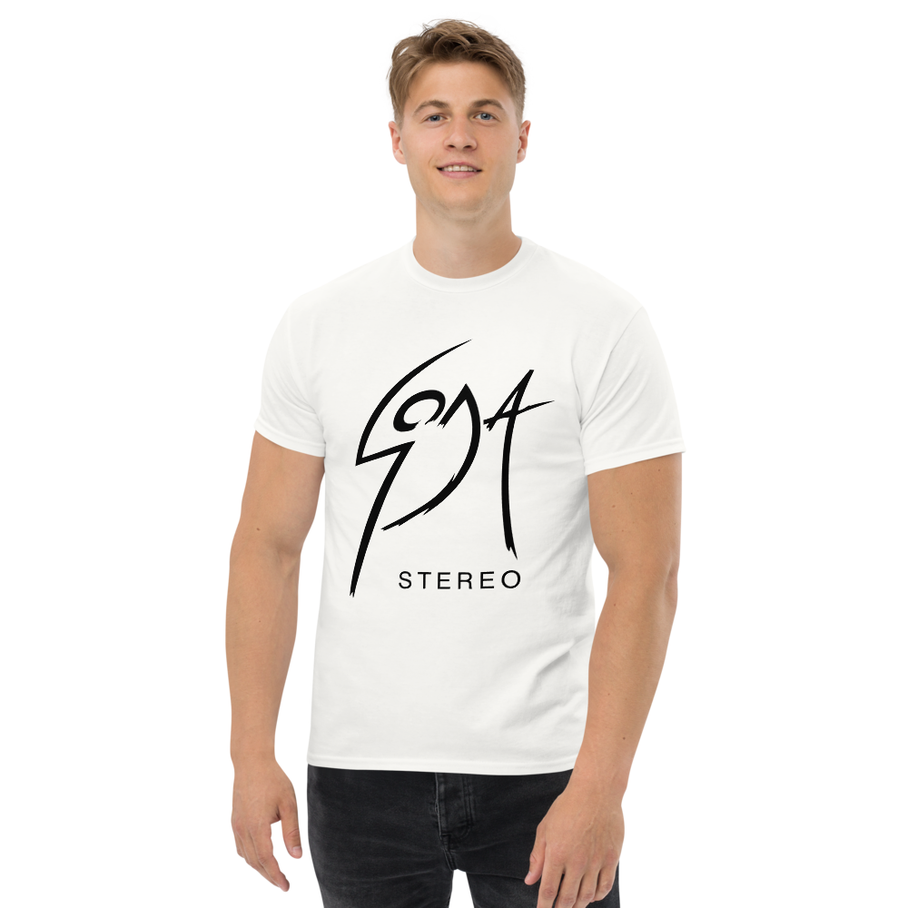 Soda Stereo. Argentina. Algodón 100%. Corte Unisex. Blanca. CAM2723.