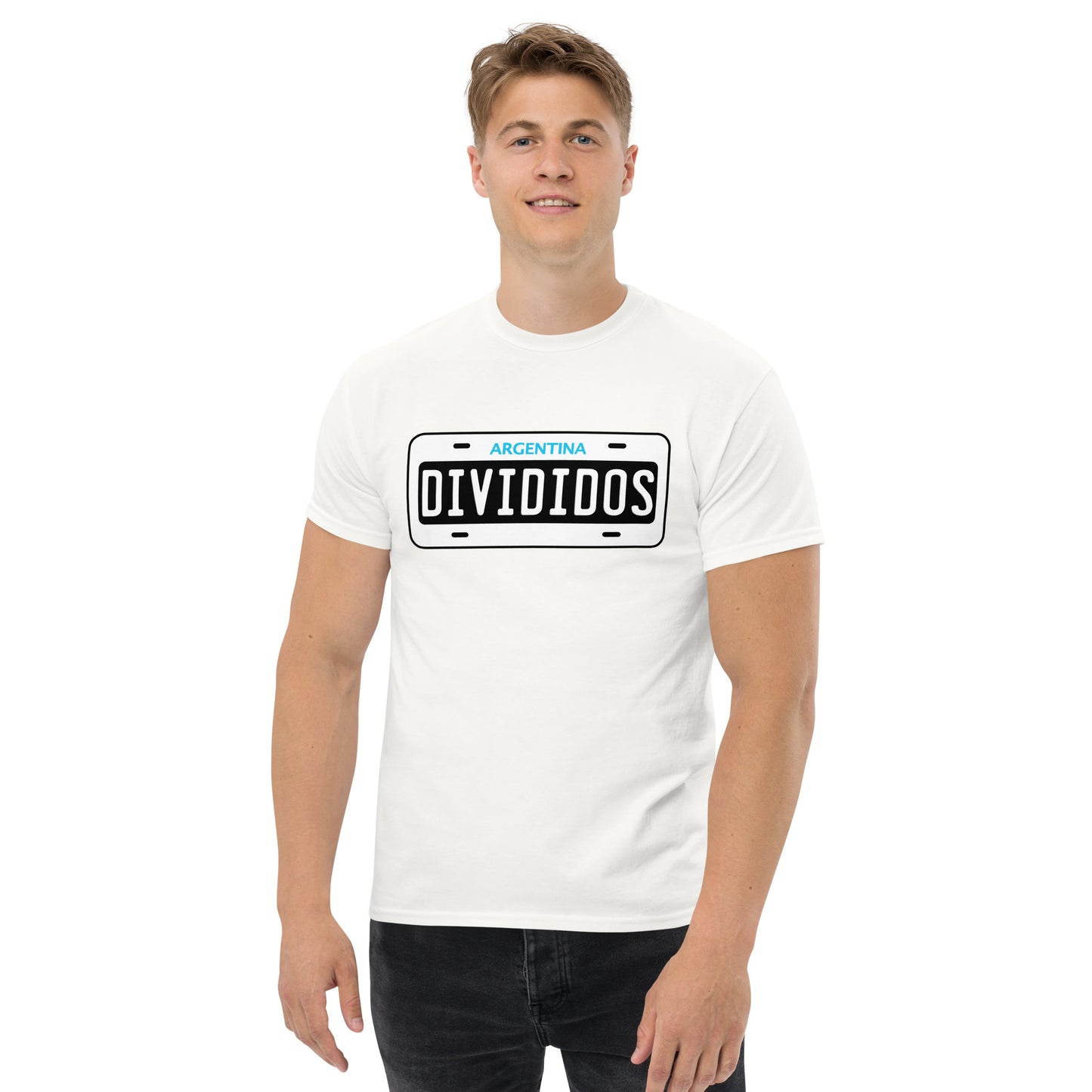 Divididos. Camiseta de Algodón 100% peinado. Corte Unisex. Opción 2. CAM3115.