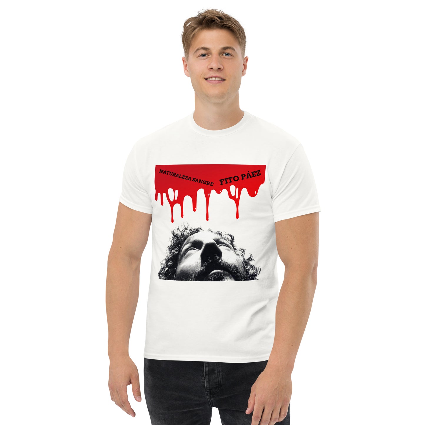 Fito Paez. Naturalez Sangre. Algodón 100%. Corte Unisex. CAM2811.