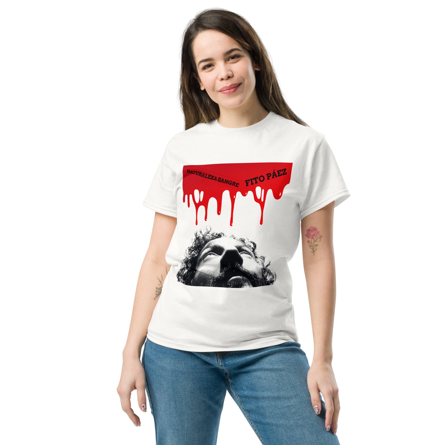 Fito Paez. Naturalez Sangre. Algodón 100%. Corte Unisex. CAM2811.