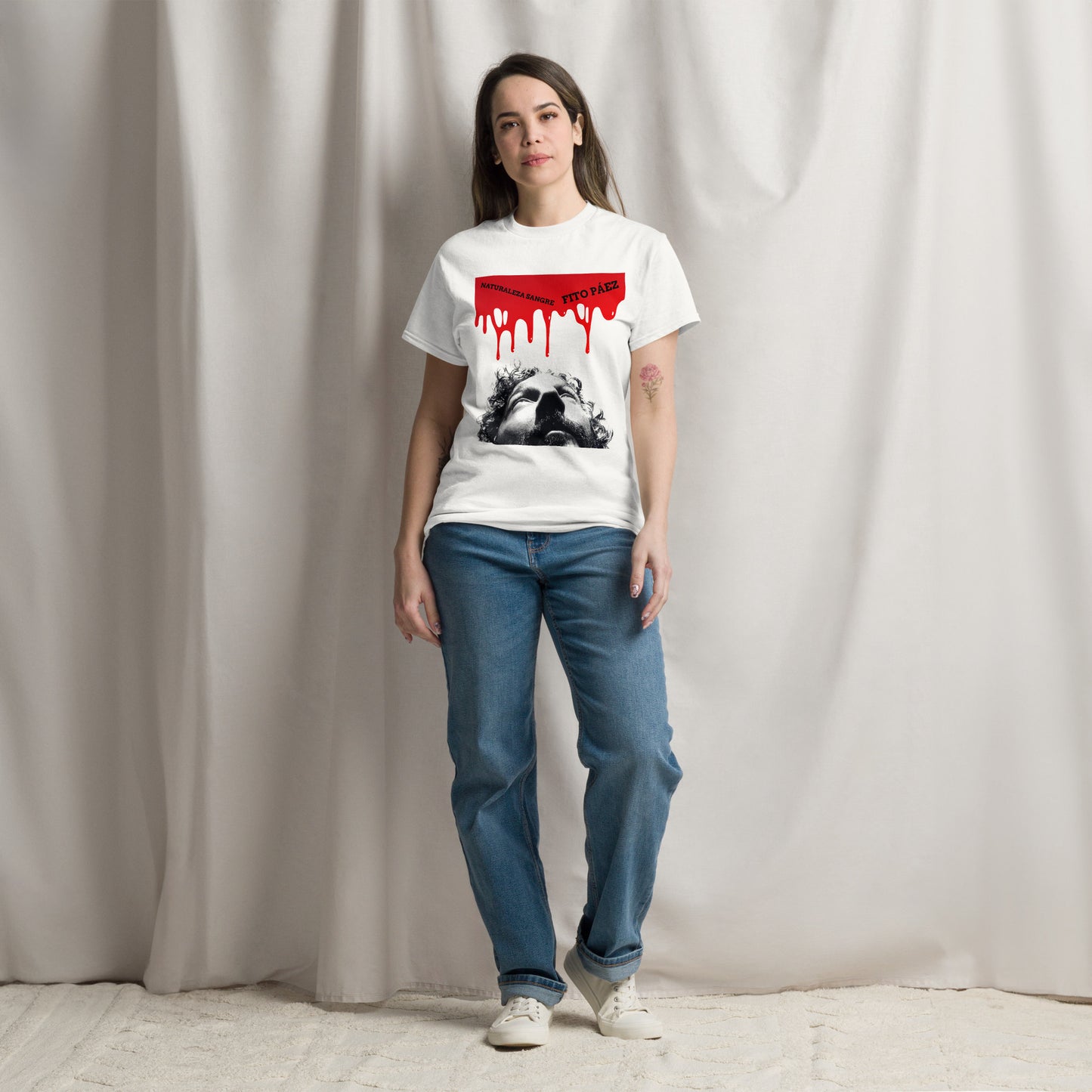 Fito Paez. Naturalez Sangre. Algodón 100%. Corte Unisex. CAM2811.