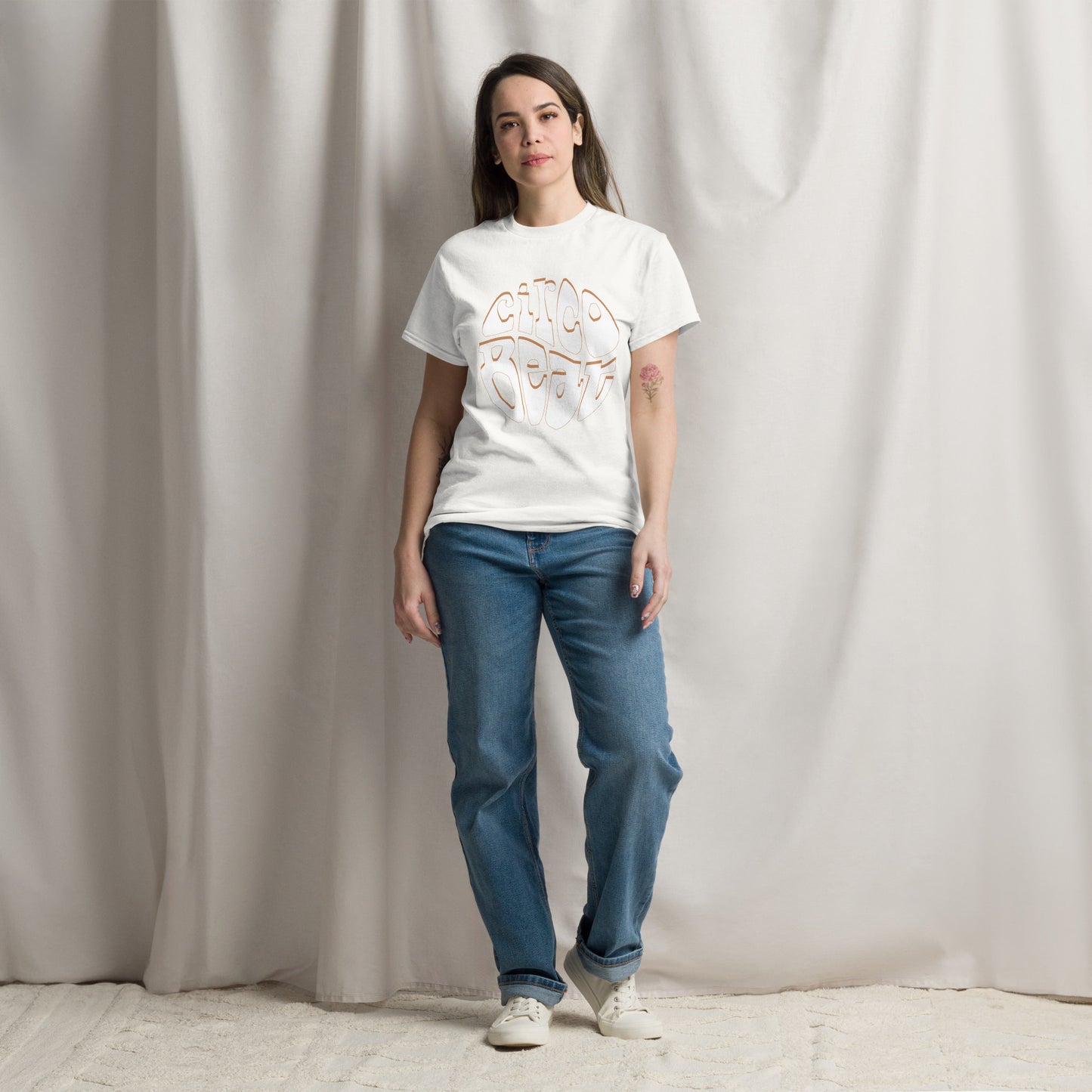 Fito Paez. Circo Beat. Algodón 100%. Corte Unisex. Blanca. CAM2813.