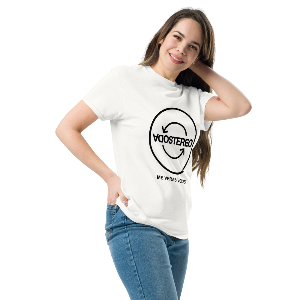 Soda Stereo. Algodón 100%. Corte Unisex. Opción 2. Blanca o gris. CAM2726.