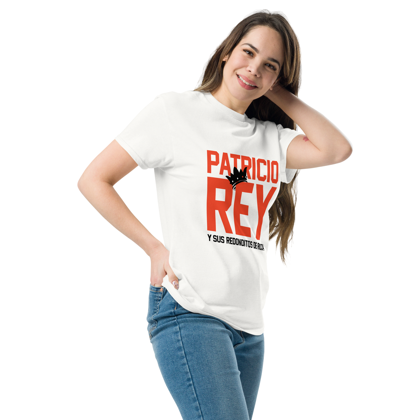 Patricio Rey y sus Redonditos de Ricota. Algodón 100%. Corte Unisex. Blanca o gris. Opción 1. CAM2512.