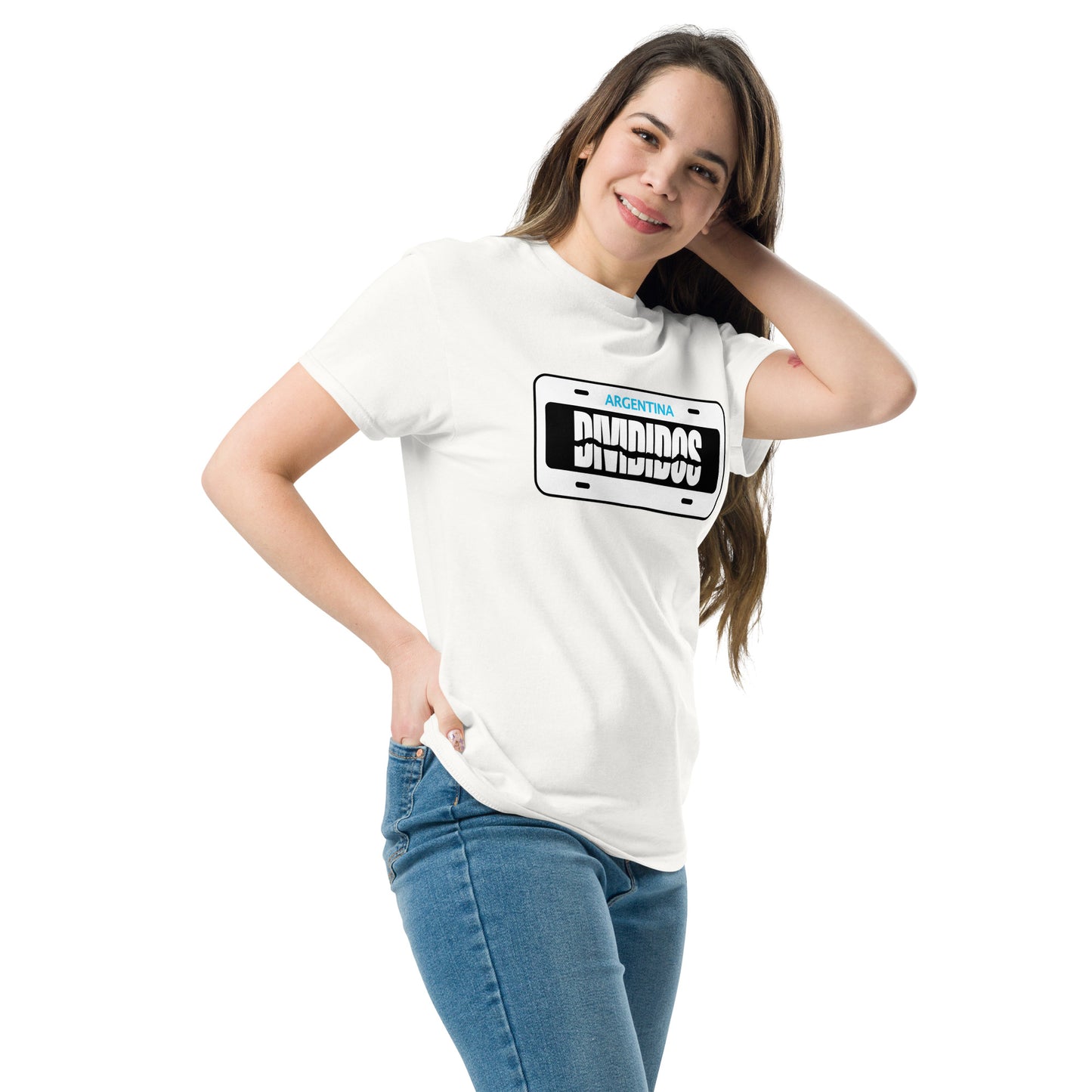 Divididos. Camiseta de Algodón 100% peinado. Corte Unisex. Opción 1. CAM3115.