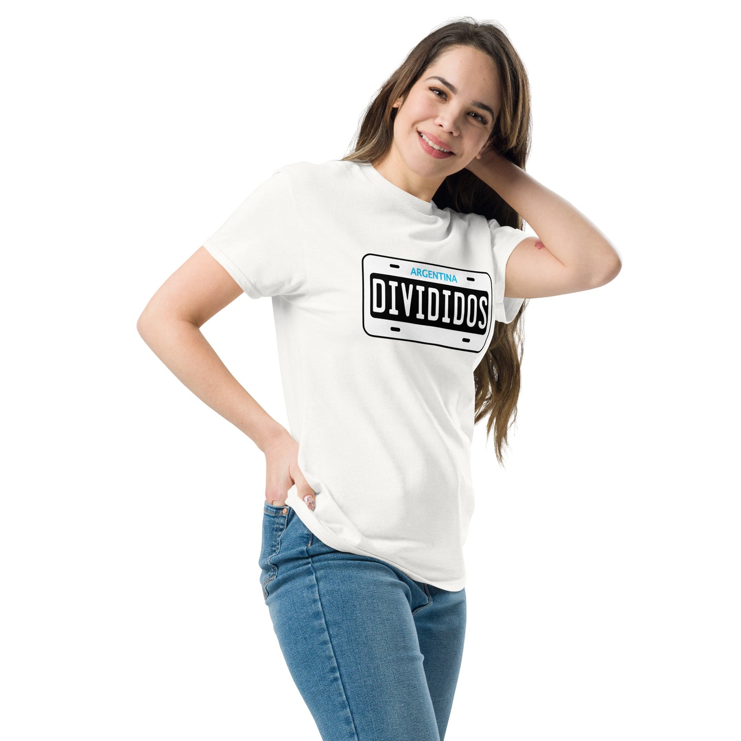 Divididos. Camiseta de Algodón 100% peinado. Corte Unisex. Opción 2. CAM3115.