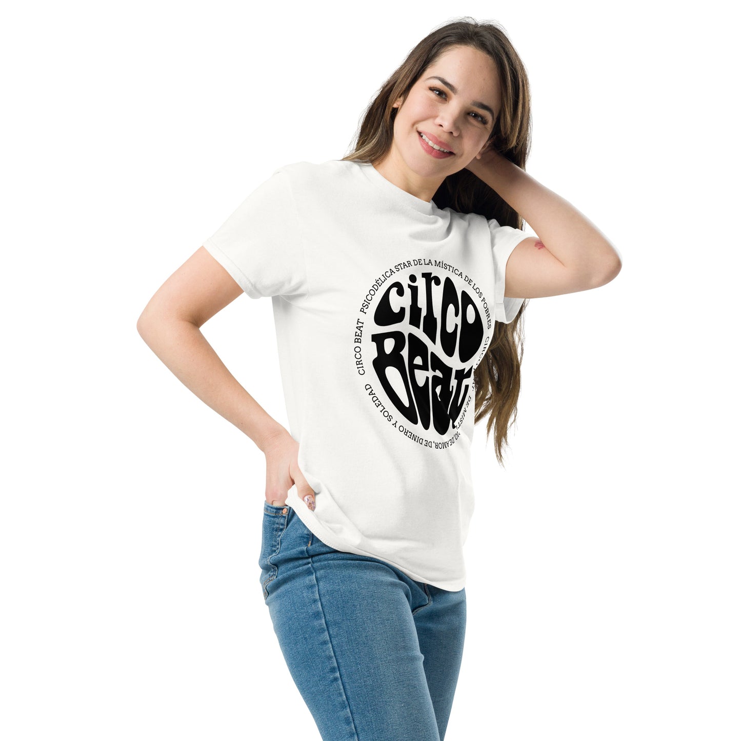 Fito Paez. Circo Beat. Algodón 100%. Corte Unisex. Blanca. CAM2812.