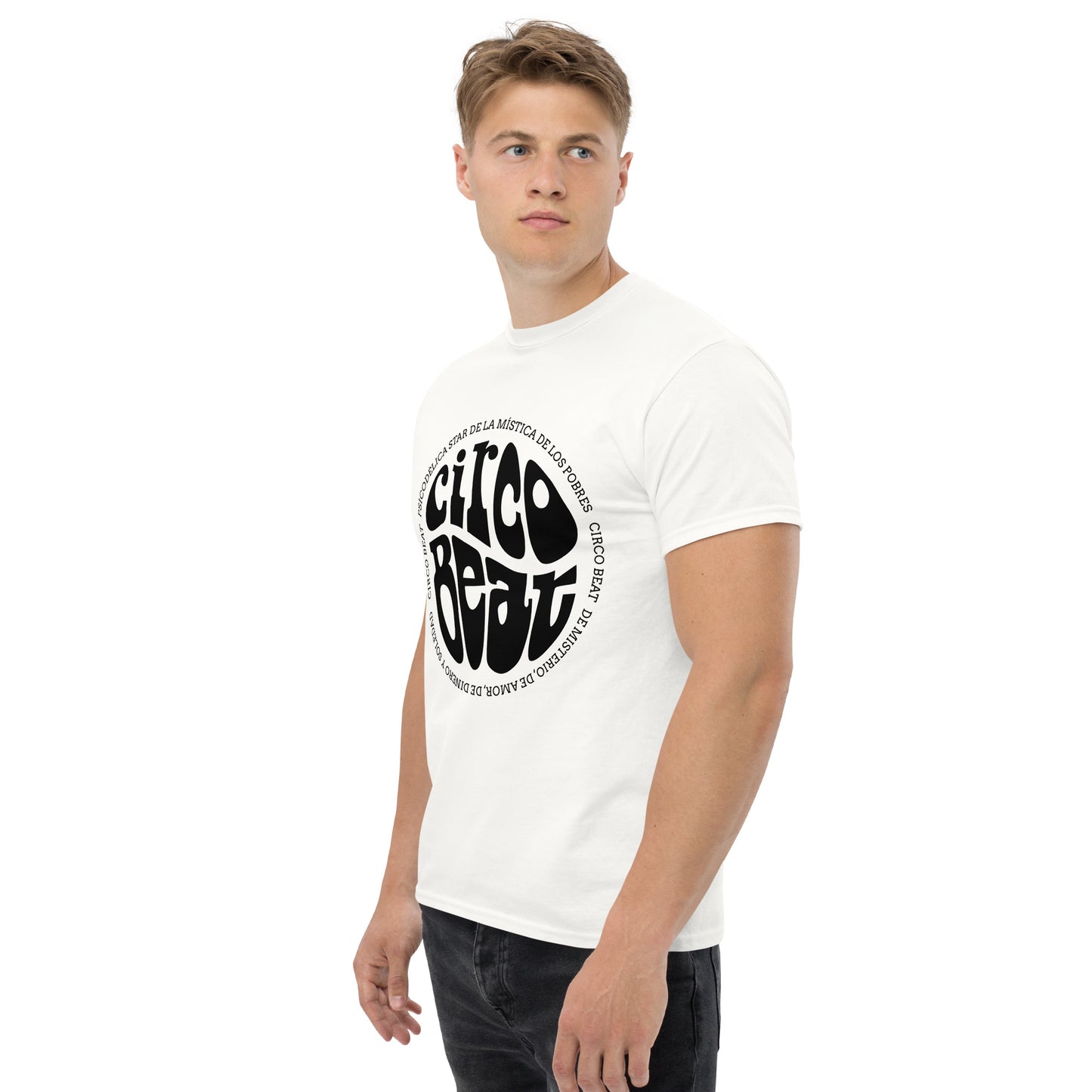Fito Paez. Circo Beat. Algodón 100%. Corte Unisex. Blanca. CAM2812.