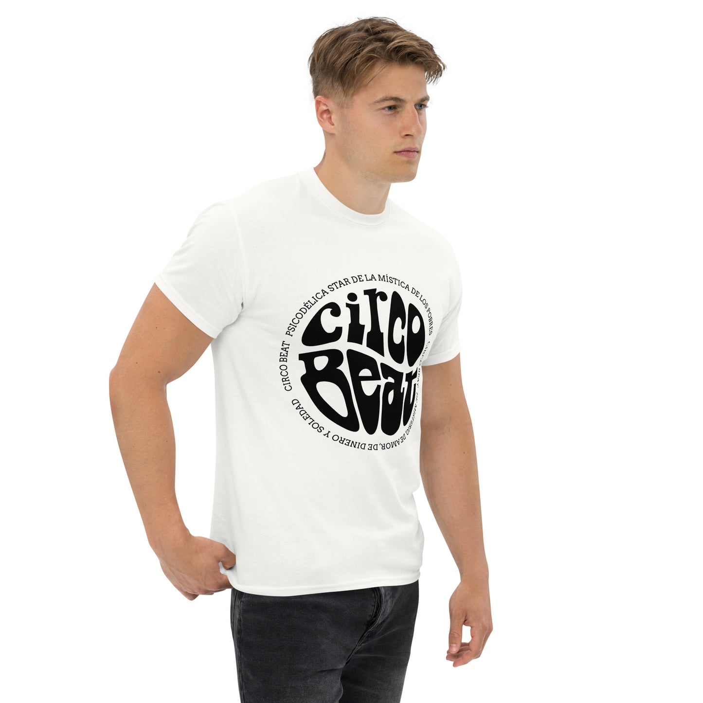 Fito Paez. Circo Beat. Algodón 100%. Corte Unisex. Blanca. CAM2812.