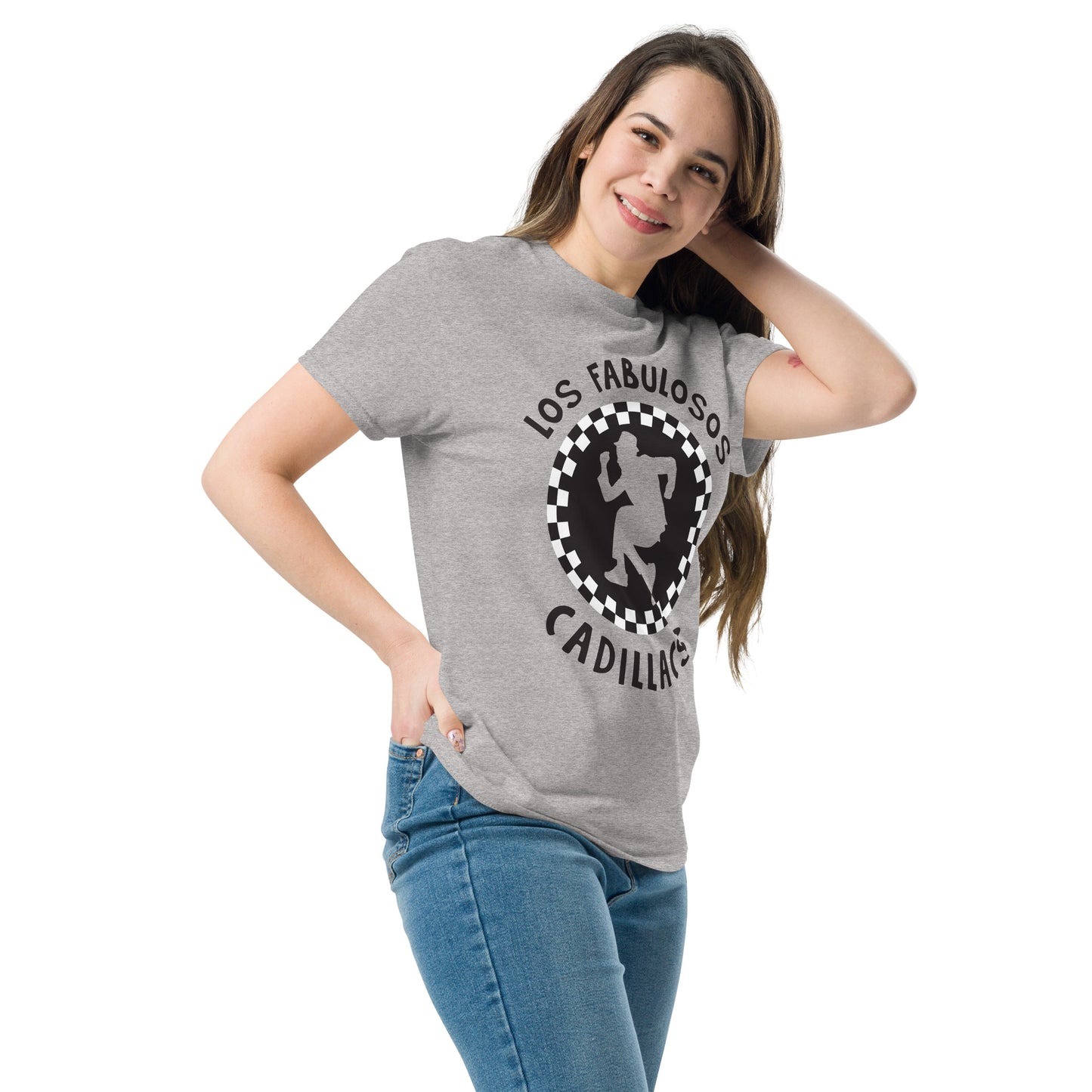 Los Fabulosos Cadillacs. Argentina. Algodón 100%. Corte Unisex. Gris. CAM2607.