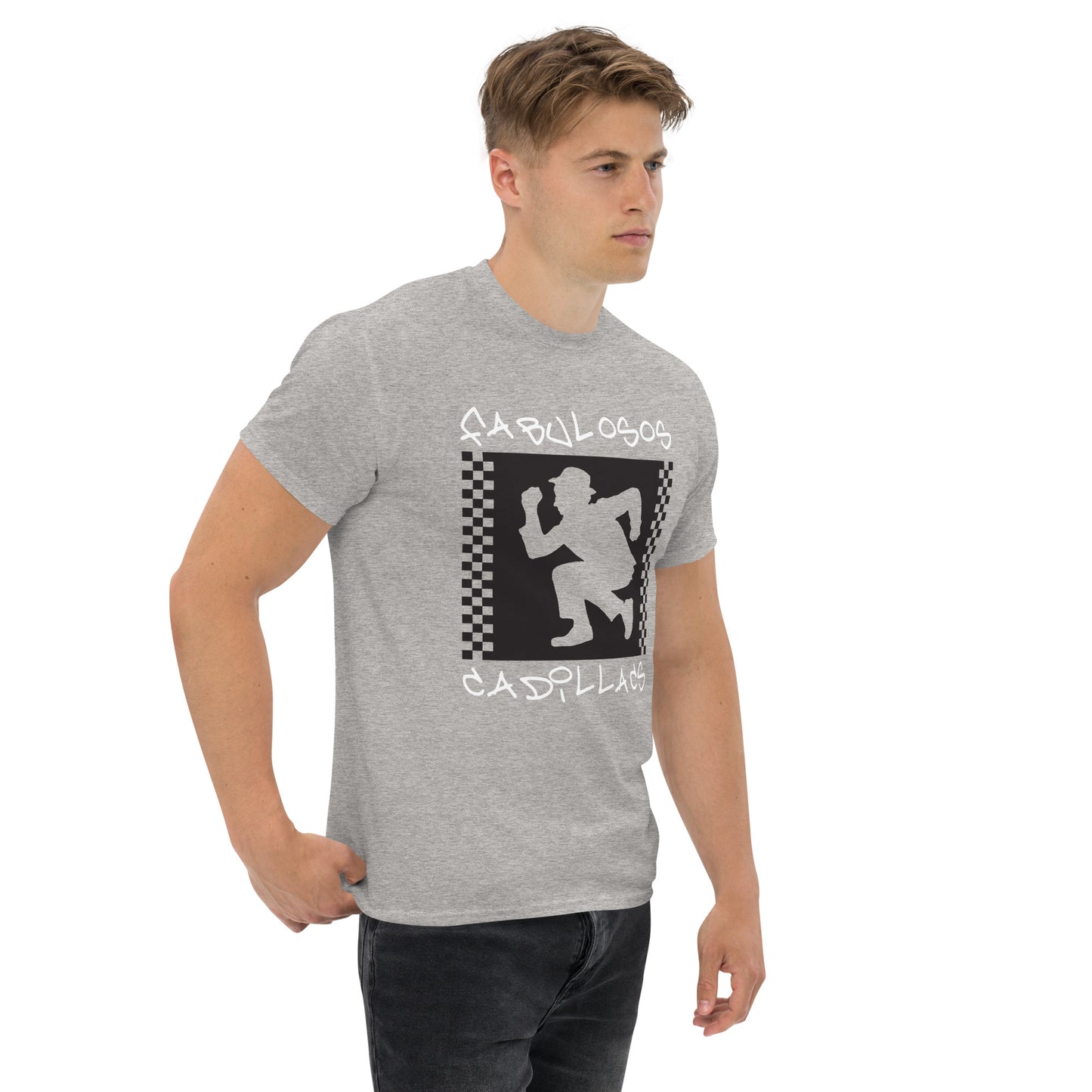 Los Fabulosos Cadillacs. Argentina. Algodón 100%. Corte Unisex. Gris. CAM2610.