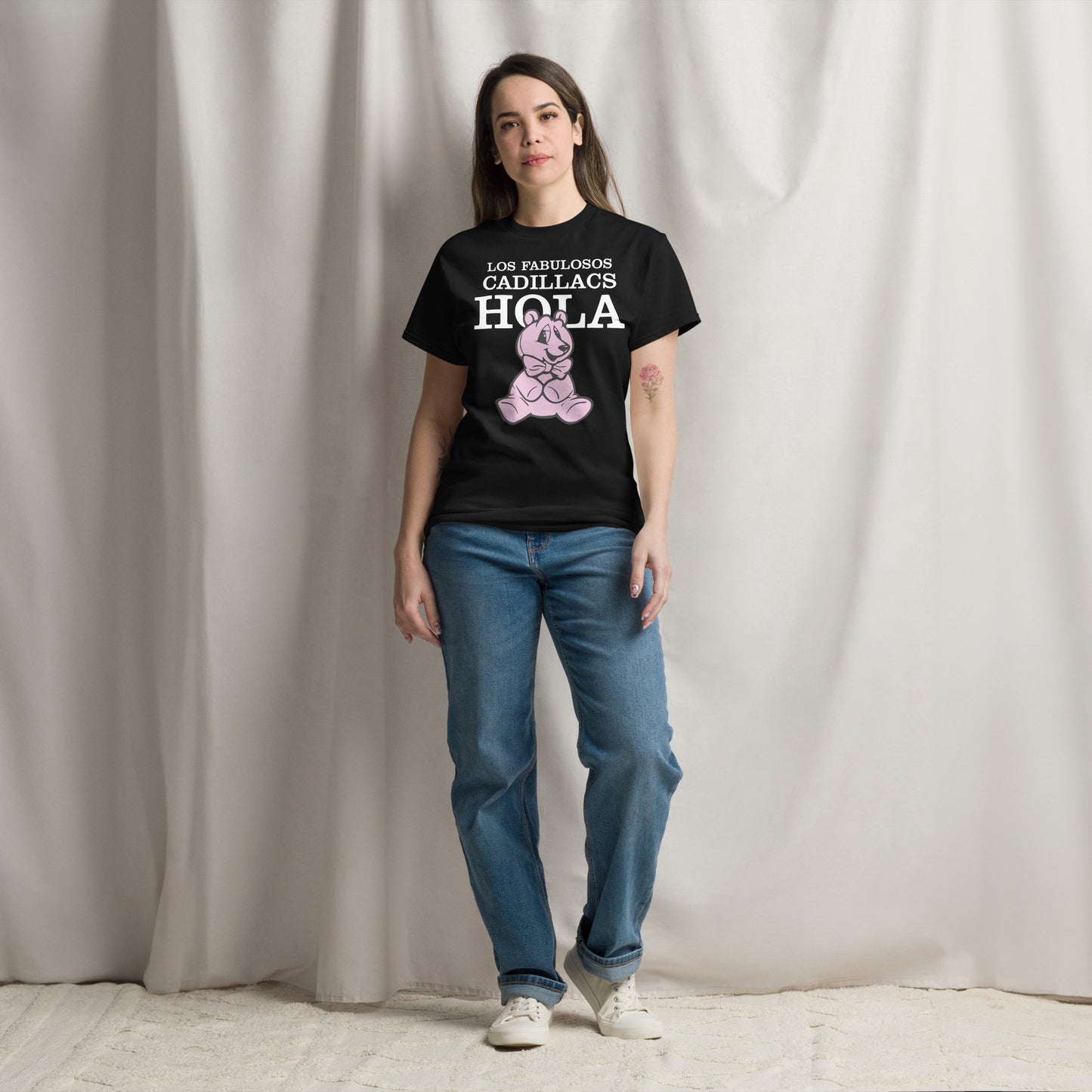 Los Fabulosos Cadillacs. Argentina. Algodón 100%. Corte Unisex. Negra. CAM2613.
